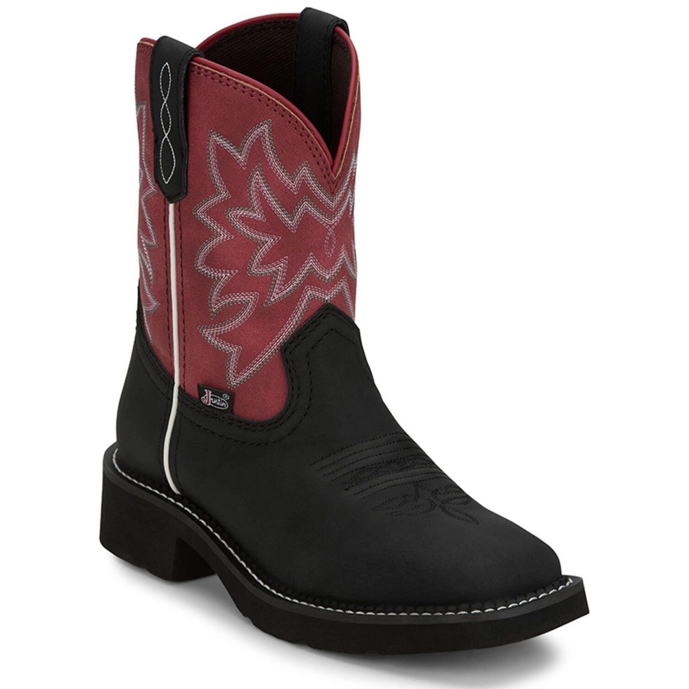 NEW Justin Gypsy Performance Western Boots Broad Square Toe Cowgirl Rodeo 9.5